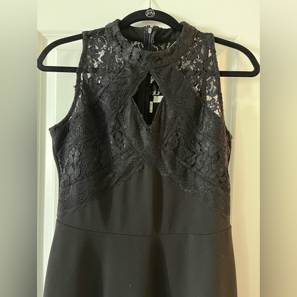 Andree by Unit Black Midi Dress Lace, Size Medium, NWOT, EXCELLENT CONDITION! - Picture 3 of 8